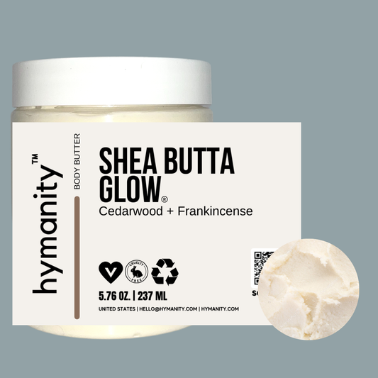 Shea Butta Glow Moisturizing Body Butter – Cedarwood + Frankincense